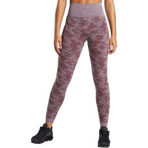 Gymshark Adapt Camo Seamless Leggings In Berry Red Size S